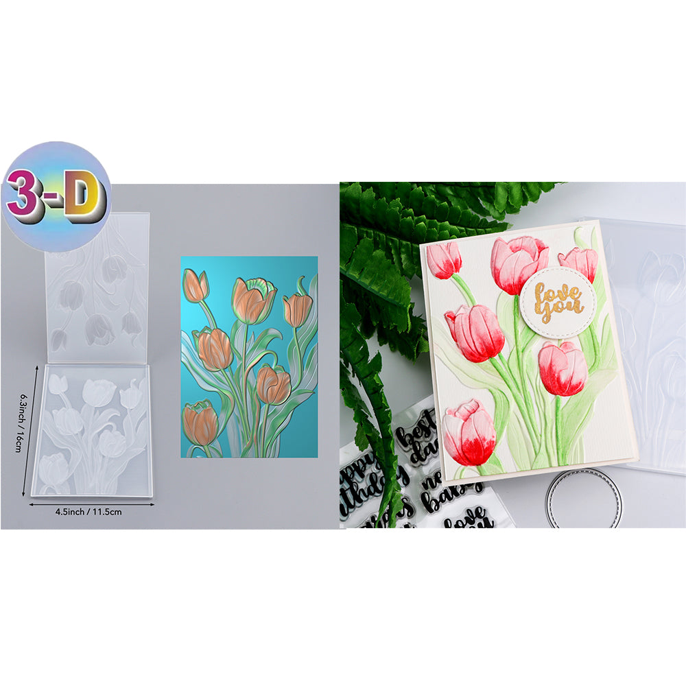 CYFUN DESIGN 1 peça A Pasta de Embossing de Flor 3-D tem Bela CYFUN DESIGN 1 peça A Pasta de Embossing de Flor 3-D tem Bela