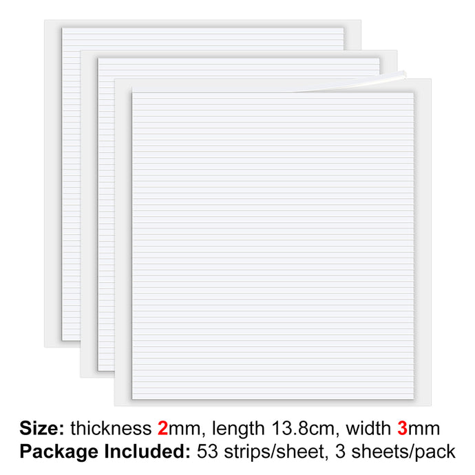 Thickness Sticker 2/3mm Thickness Double Sided Adhesive Foam Strips Stickers For Making ...