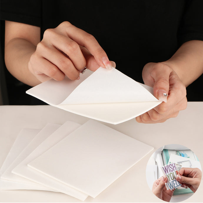5pcs Thickness 2MM Double Sided Adhesive Foam Sheets For Adding Sticke ...