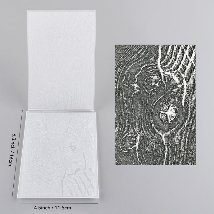 3D Embossed Folder Retro Wood Grain Patterns For Card DIY Adding Makin ...