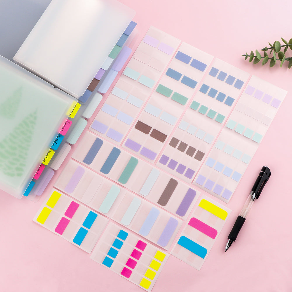 Index Sticker Label 60-240pcs Multi-colors Index Label Sticker Writable Reusable Sticky No ...