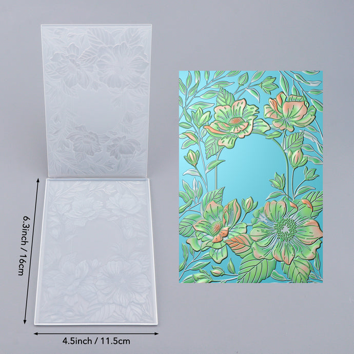 Floral Archway Patterns Background 3D Embossing Folder For Adding Text ...