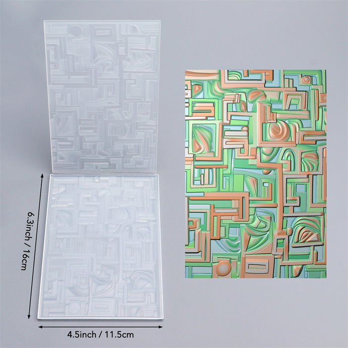 3D Embossing Folder Geometric Patterns Background For Adding Textured ...