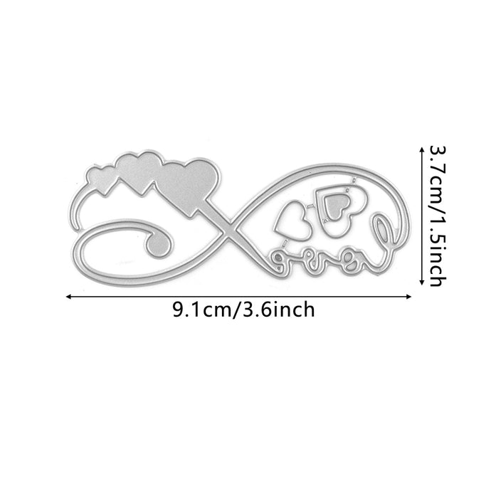 Express Love Metal Cutting Dies For DIY Scrapbooking Album Card Making ...